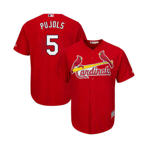 Men's St. Louis Cardinals Albert Pujols Replica Alternate Jersey - Red