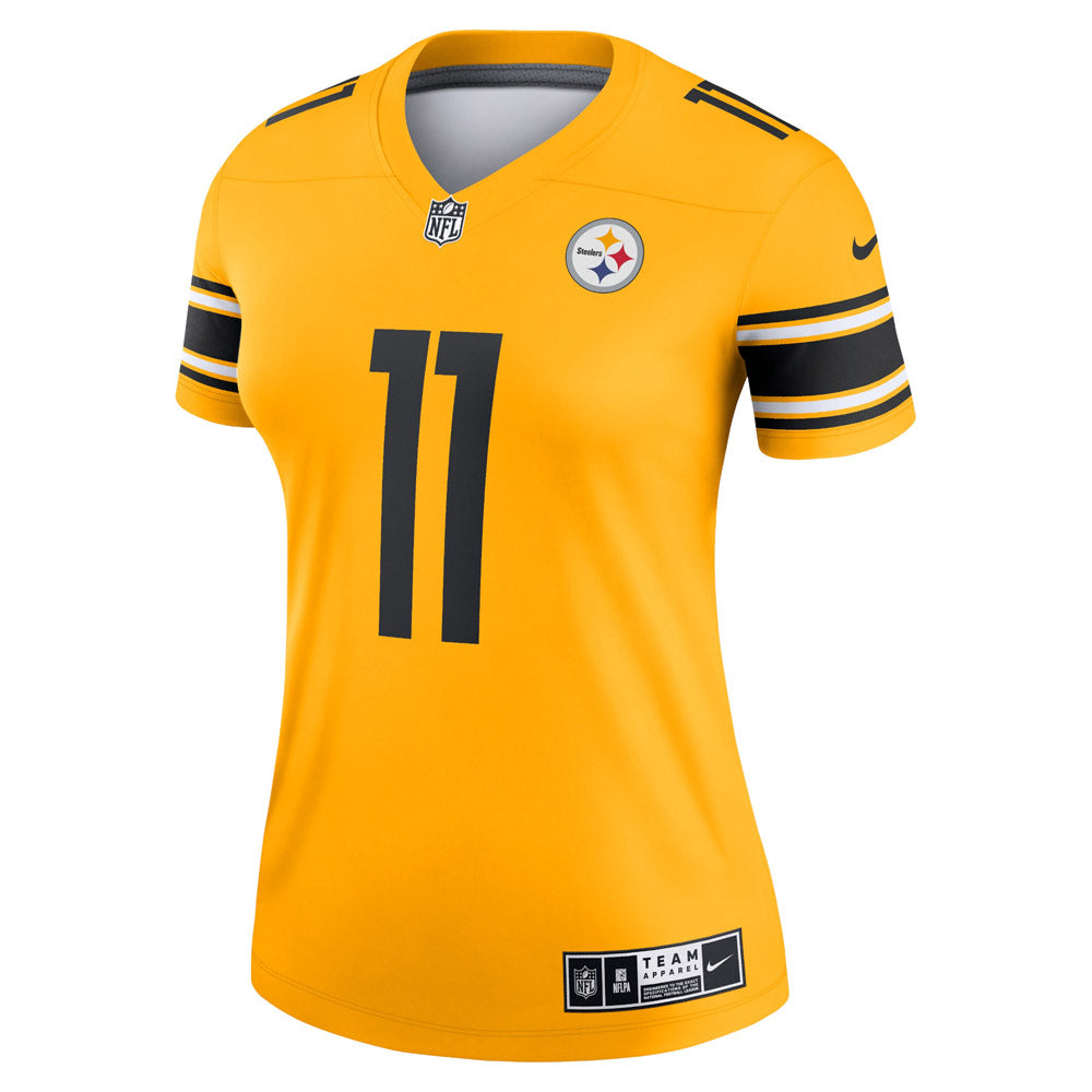 Women's Pittsburgh Steelers Chase Claypool Inverted Legend Game Jersey Gold