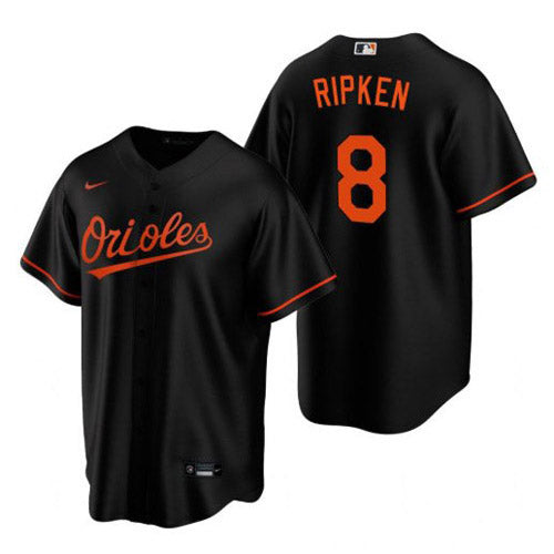 Men's Baltimore Orioles Cal Ripken Jr. Replica Alternate Jersey - Black