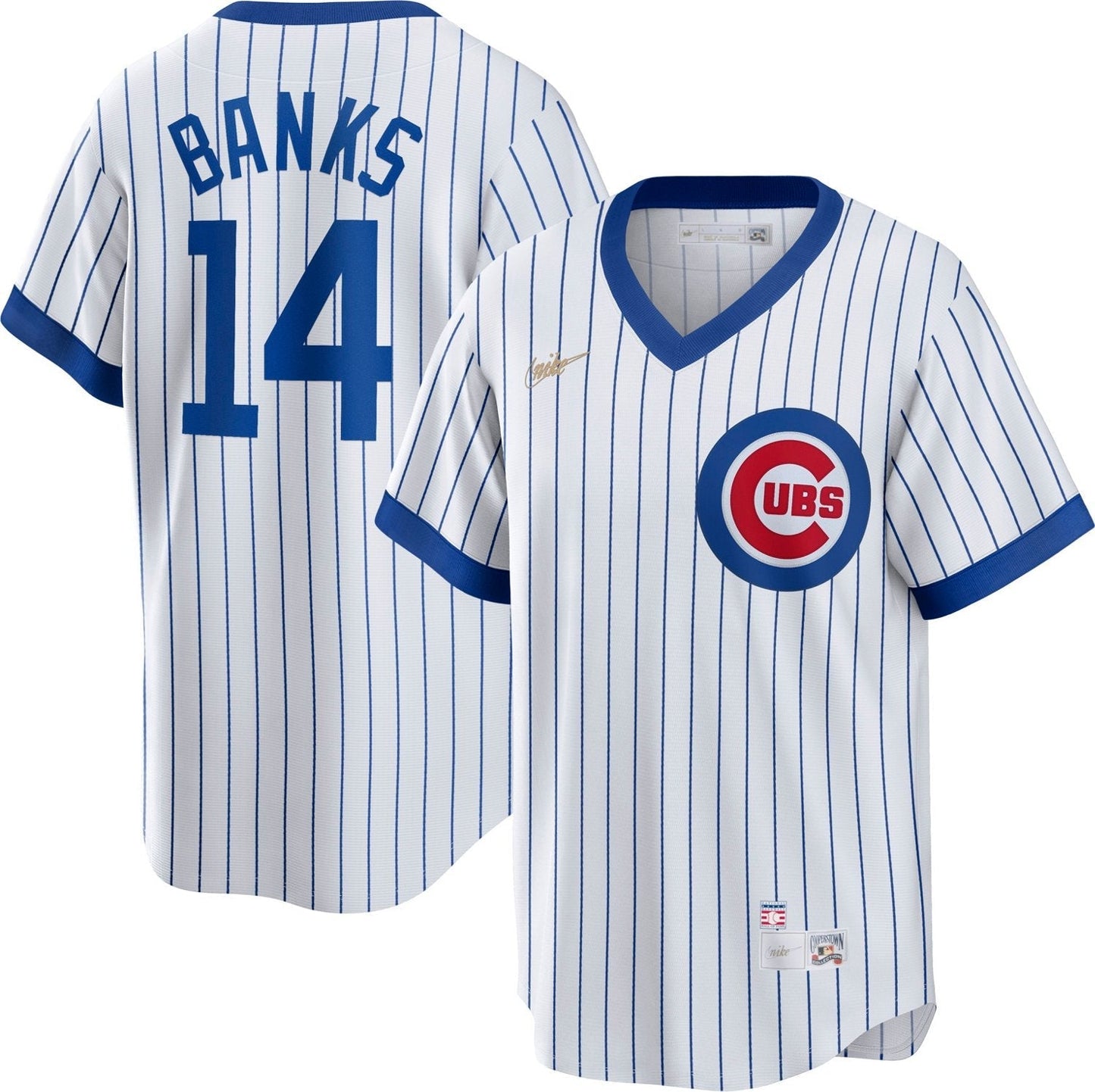 Nike Men's Chicago Cubs Banks Official Cooperstown Jersey