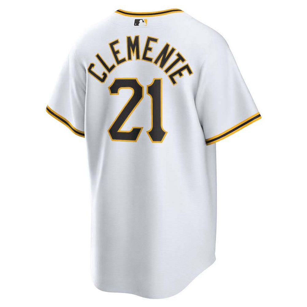 Youth Pittsburgh Pirates Roberto Clemente Replica Home Jersey - White